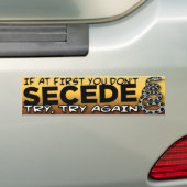 slaagt bumpersticker (Op auto)