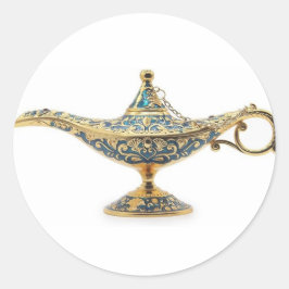 slaan met glorie ronde sticker