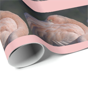Slaande Flamingo Inpakpapier