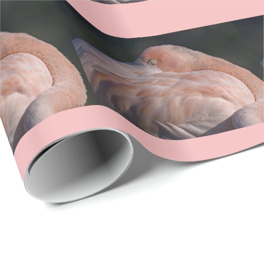 Slaande Flamingo Inpakpapier (Rol Hoek)