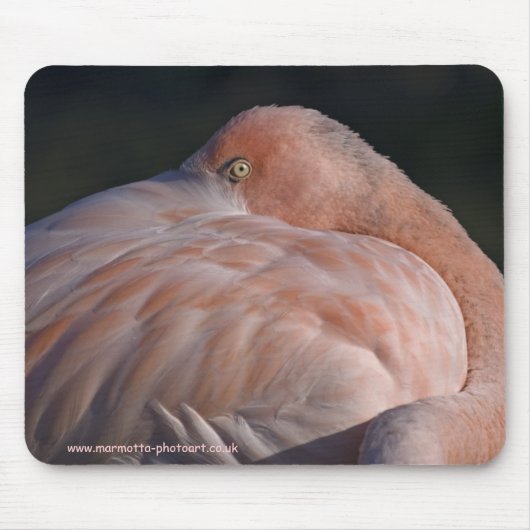 Slaande Flamingo Muismat (Voorkant)