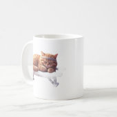 Slaande Gym Kitten Koffiemok (Voorkant links)