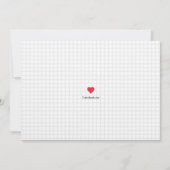 Slaande Hart Foto Zwangerschapsaankondiging Op Maa Aankondiging (Achterkant)