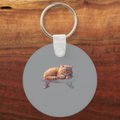 Slaande kater-sleutelhanger sleutelhanger (Voorkant)