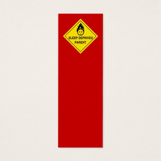 Slaap-afhankelijke moedermini-Bladwijzer Mini Visitekaartjes (Voorkant)