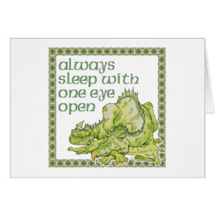 Slaap altijd met één oog open