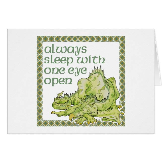 Slaap altijd met één oog open (Voorkant Horizontaal)