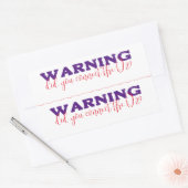 Slaap apneu apparaat en Home ventilator etiket. Rechthoekige Sticker (Envelop)