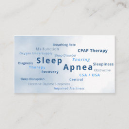 Slaap apneu cpap machine therapie CSA OSA Visitekaartje
