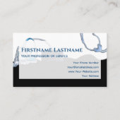 Slaap apneu cpap machine therapie CSA OSA Visitekaartje (Achterkant)