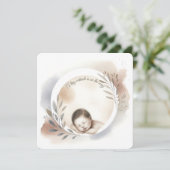 Slaap Baby Aquarel Illustratie Kaart (Staand voorkant)