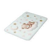 Slaap Baby Beer heks Sterren Mint Bad Mat (Gekanteld)