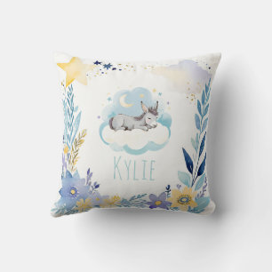 Slaap Baby Ezel Boho Naam Kwekerij Kussen