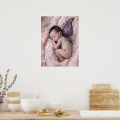 Slaap Baby Fairy Nursery Art Poster (Keuken)