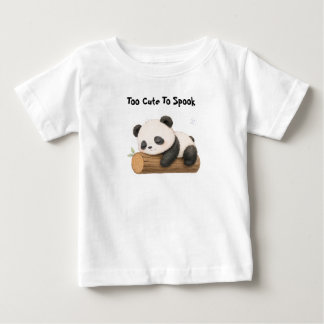 Slaap Baby Panda Op Log Kids T-Shirt