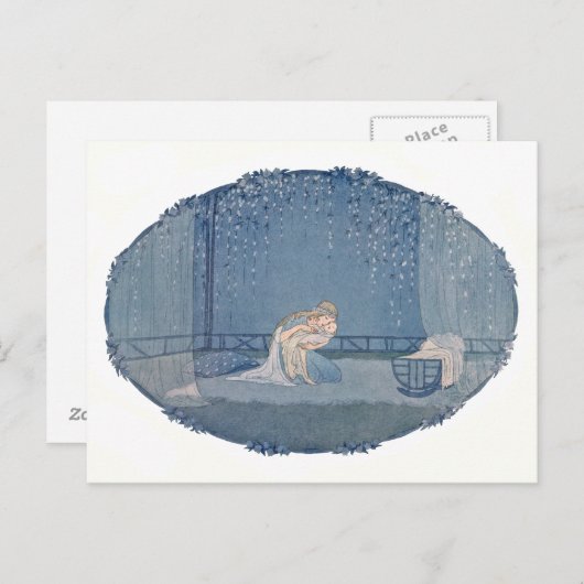 Slaap, Baby, Slaap door H. Willebeek Le Mair Briefkaart (Voorkant / Achterkant)