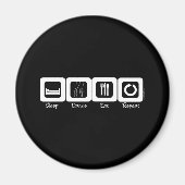 Slaap Ballet Eat Herhalen Magneet (Voorkant)