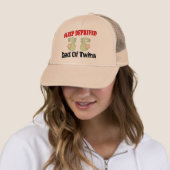 Slaap beroofde vader van TWINS Trucker Pet (In situ)