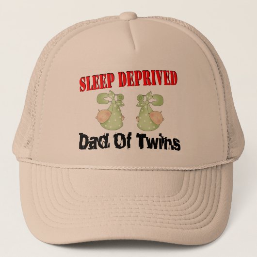 Slaap beroofde vader van TWINS Trucker Pet (Voorkant)