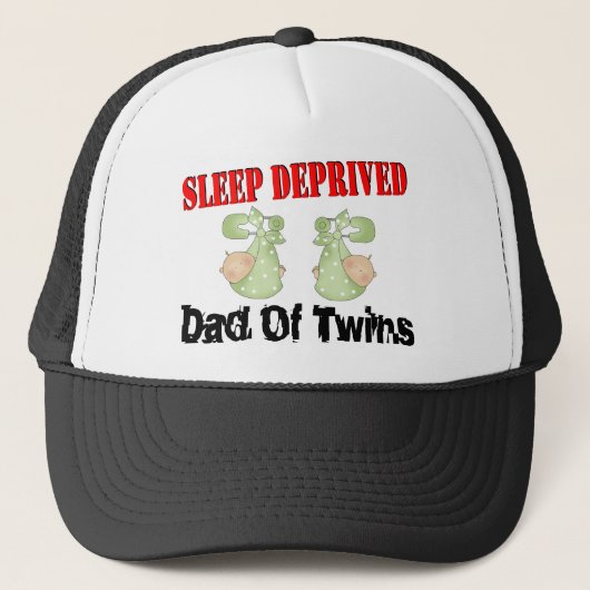 Slaap beroofde vader van TWINS Trucker Pet (Voorkant)