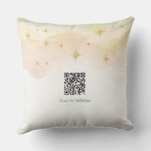 Slaap Bunny kinderkussen met wiegeliedje QR-code Kussen (Achterkant)
