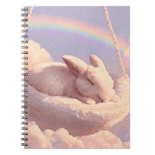 Slaap Bunny Rainbow Swing Notitieboek