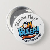 Slaap! Button 3 inch afspelen (Voorkant /achterkant)