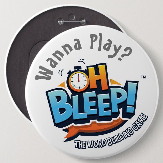 Slaap! Button 6 inch afspelen (Voorkant /achterkant)