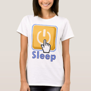Slaap Button Pajama T-Shirt