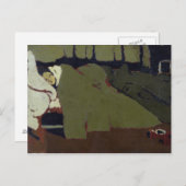 Slaap, c.1891 briefkaart (Voorkant / Achterkant)