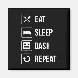 Slaap Dash Herhaal Videogame Geometrie Videogame Magneet