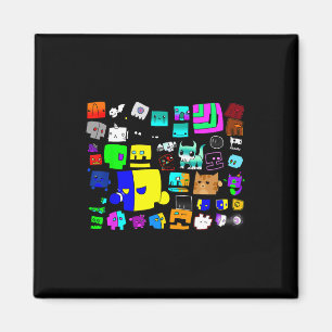 Slaap Dash Herhaal Videogame Geometrie Videogame Magneet