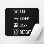 Slaap Dash Herhaal Videogame Geometrie Videogame Muismat (Met muis)