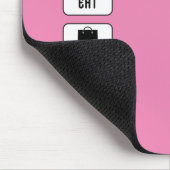 Slaap de Eat-winkel Herhaal de levenskeuze Routine Muismat (Hoek)