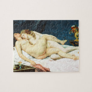 Slaap door Gustave Courbet Legpuzzel