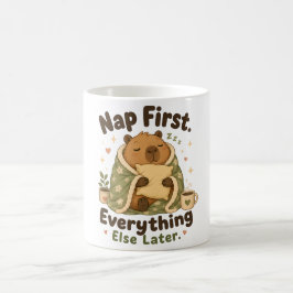 Slaap Eerst Schattige Capybara Kawaii Koffiemok