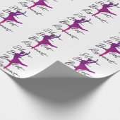 Slaap, eet, ballet, herhaal cadeaupapier (Hoek)