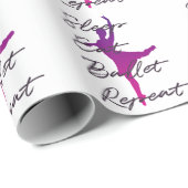 Slaap, eet, ballet, herhaal cadeaupapier (Rol Hoek)
