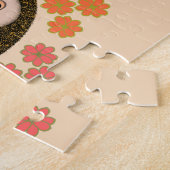 Slaap Egeltje en Bloemen Puzzel (Zijkant)