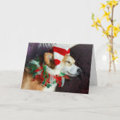 Slaap Elf Korthals Kerstkaart Kaart (Gele Bloem)