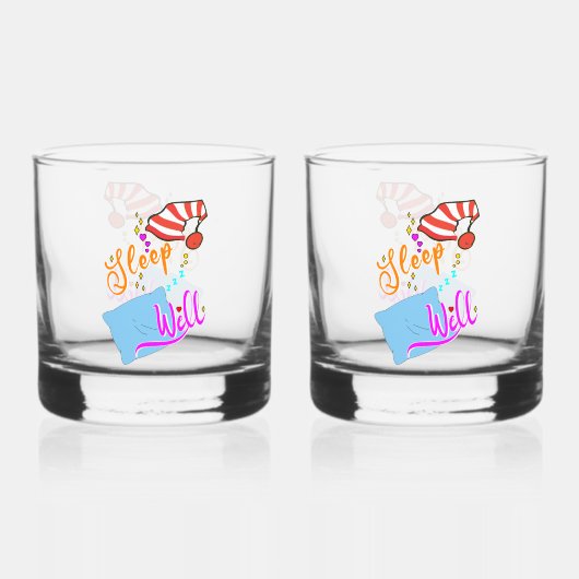 Slaap Elve goed dutje Whisky Glas (Voorkant)