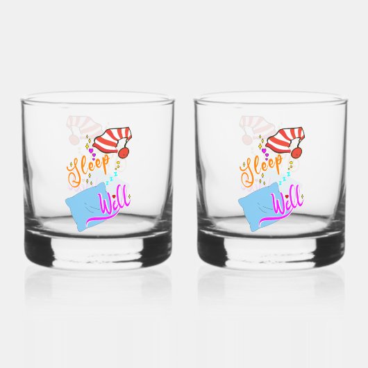 Slaap Elve goed dutje Whisky Glas (Achterkant)