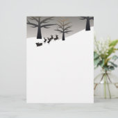 Slaap- en boomSihouette van de kerstman (Staand voorkant)