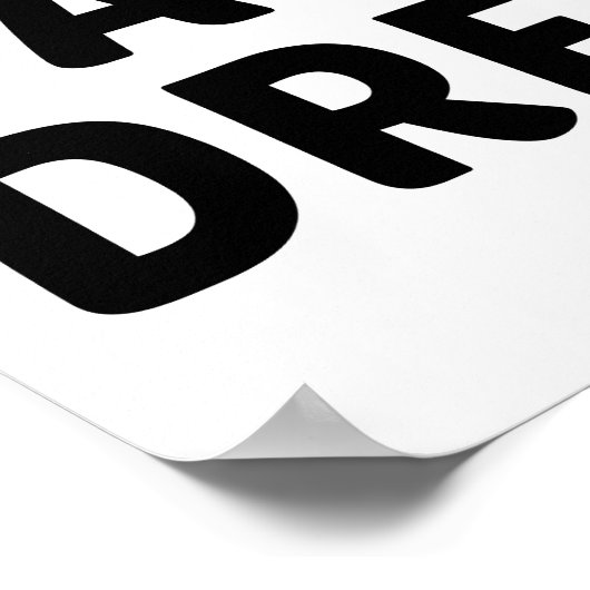 SLAAP EN DROOM POSTER (Hoek)