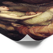 Slaap en zijn halfbroer Dood (Rouw) Poster (Hoek)