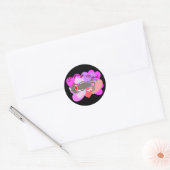 Slaap Engel Sock Aap Ronde Sticker (Envelop)