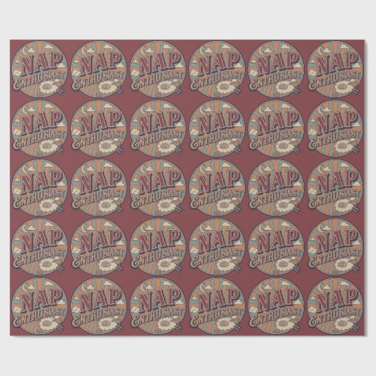 Slaap Enthousiast Cadeaupapier (Vlak)