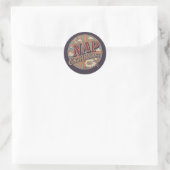 Slaap Enthousiast Ronde Sticker (Tas)