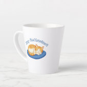 Slaap Enthousiastelingen Latte Mok (Linkerhoek)