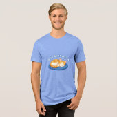 Slaap Enthousiastelingen Tri-Blend Shirt (Voorkant volledig)